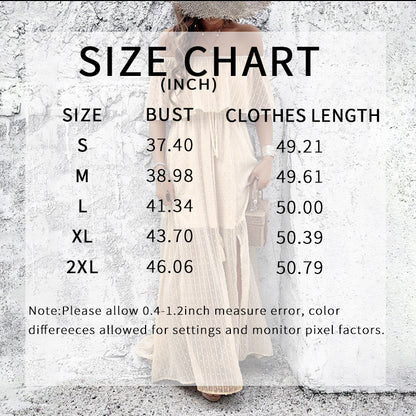 Womens Off The Shoulder Ruffle Party Dresses Side Split Beach Maxi Dress