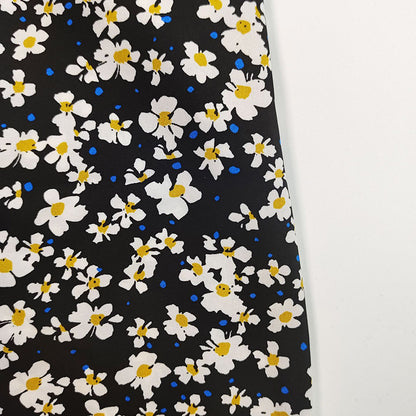 Women's Puff Sleeve Floral Midi Dress Elegant Square Neck Boho Side Split Dresses