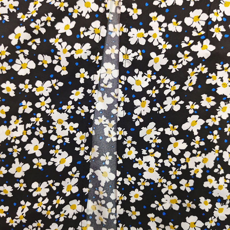 Women's Puff Sleeve Floral Midi Dress Elegant Square Neck Boho Side Split Dresses