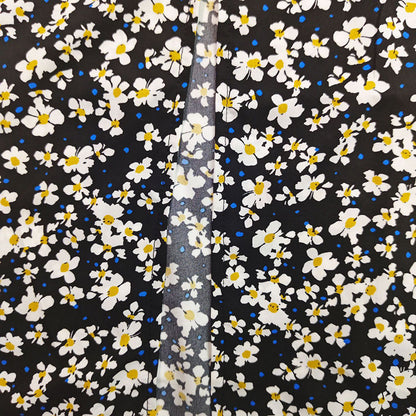 Women's Puff Sleeve Floral Midi Dress Elegant Square Neck Boho Side Split Dresses